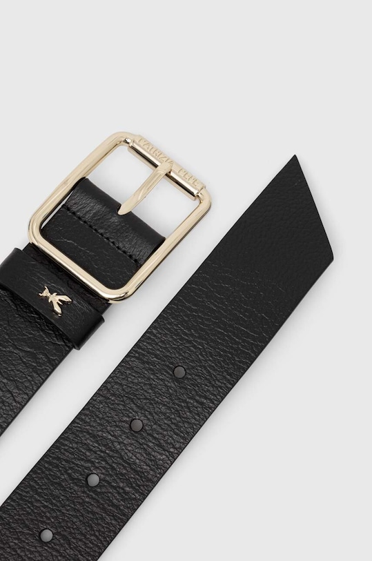 Шкіряний ремінь Patrizia Pepe CW6409.L001 чорний SS25