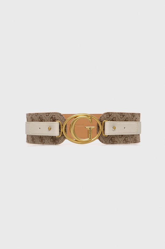 Opasok Guess imitácia kože béžová BW7615.P2260