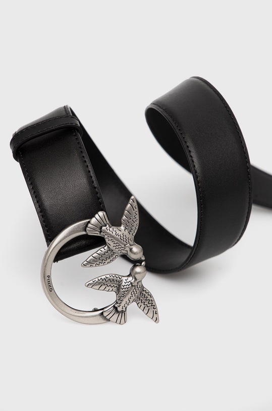 Pinko Pasek skórzany 1H20ZU.Y7SP 1H20ZU.Y7SP czarny SS22