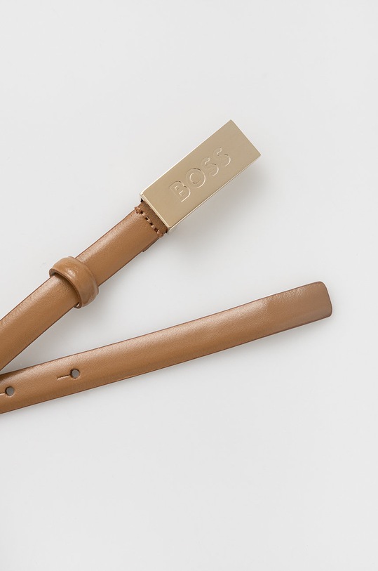 BOSS curea de piele 50465885 maro SS22