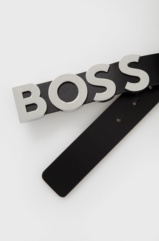 BOSS pasek skórzany 50470631 50470631 czarny SS22