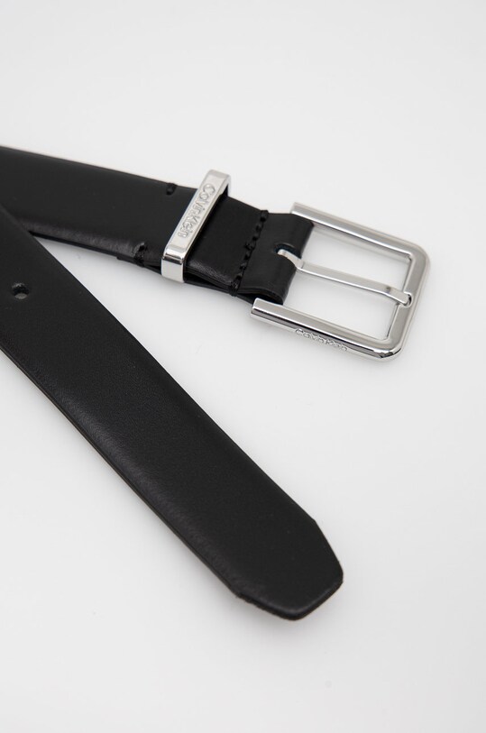 Calvin Klein pasek skórzany K60K608200.PPYY czarny SS22