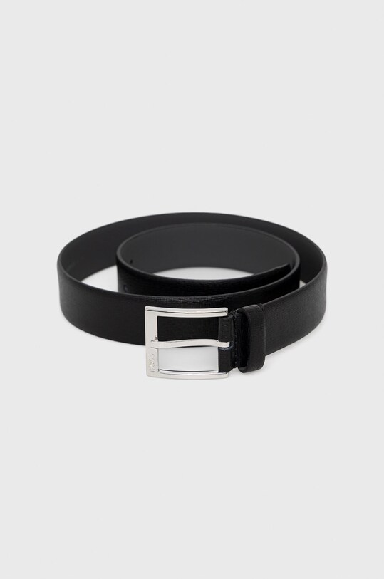 BOSS curea de piele negru 50471181