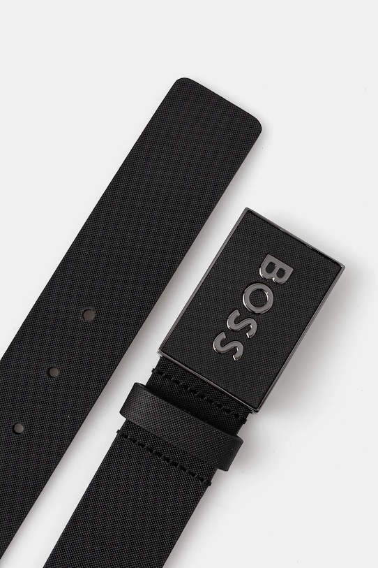 Кожаный ремень BOSS 50471333 чёрный AA00