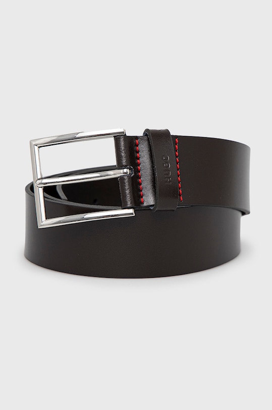 HUGO curea de piele maro 50470639