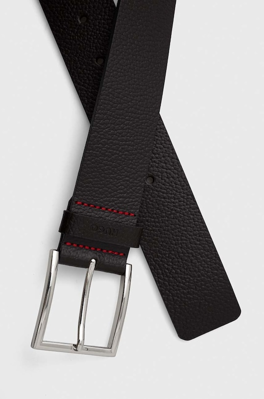 Шкіряний ремінь HUGO 50471562 коричневий AW25