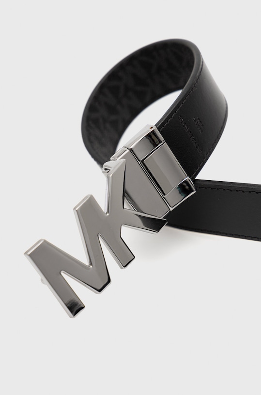 Michael Kors pasek skórzany dwustronny 39H9LBLY1U czarny AW22