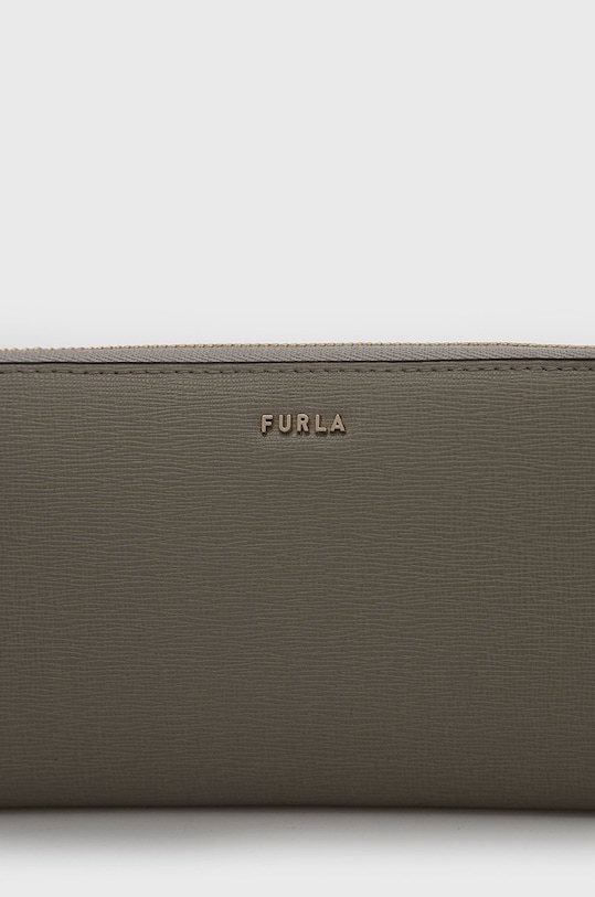 Кожаный кошелек Furla Babylon PCX8UNO.B30000.0718S серый AA00