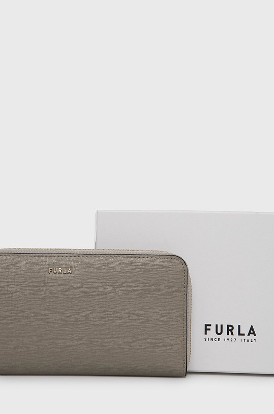 Furla Portfel skórzany Babylon PCX8UNO.B30000.0718S szary