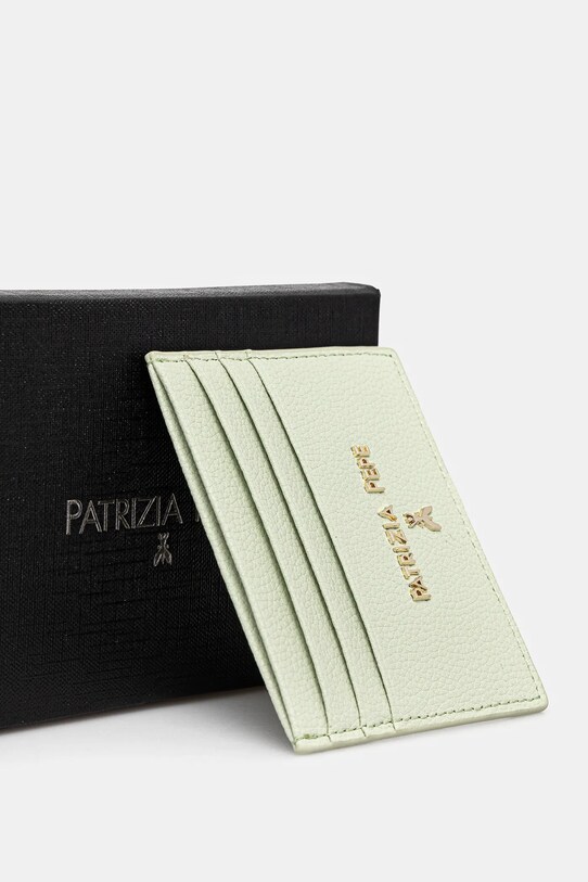 Аксессуары Кожаный чехол на карты Patrizia Pepe CQ7001.L001 зелёный