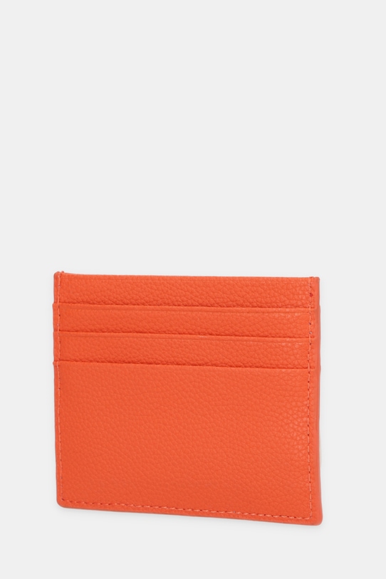 Kožené pouzdro na karty Patrizia Pepe CQ7001.L001 oranžová AA00
