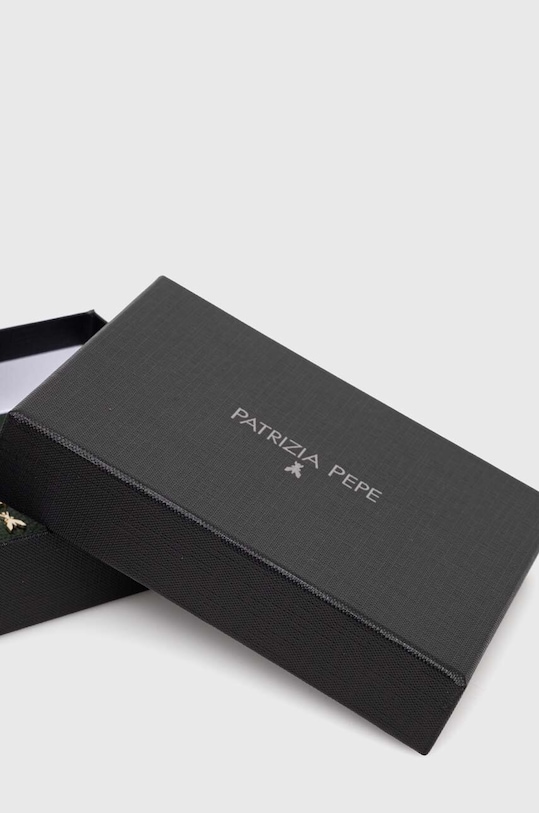 Δερμάτινη θήκη για κάρτες Patrizia Pepe πράσινο CQ7001.L001