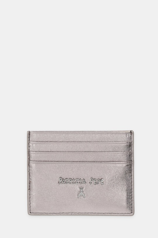 Patrizia Pepe etui na karty skórzane Gift Box szary CQ7001.L001