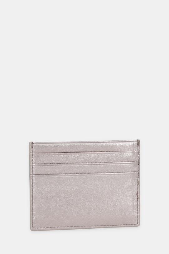 Kožené pouzdro na karty Patrizia Pepe CQ7001.L001 šedá AA00