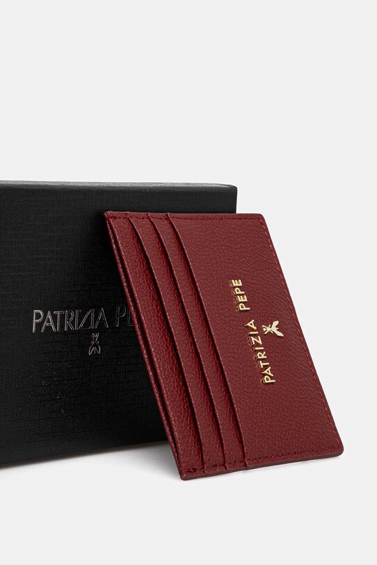 Аксесуари Шкіряний чохол на банківські карти Patrizia Pepe CQ7001.L001 червоний