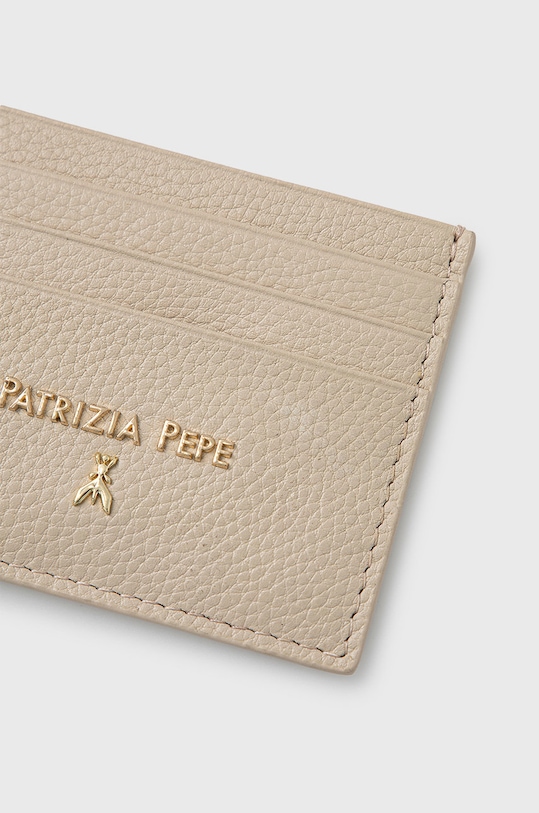 Patrizia Pepe bőr kártya tok CQ7001.L001 bézs SS25