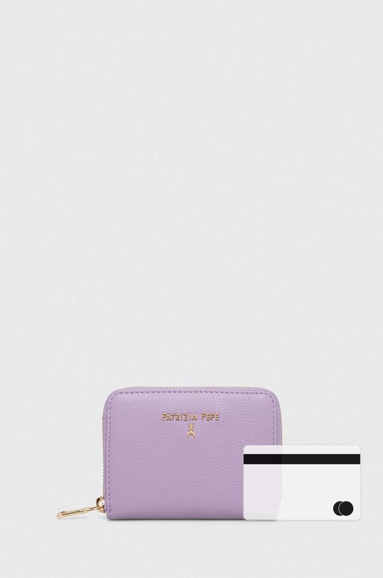 Кожен портфейл Patrizia Pepe CQ8512.L001 виолетов