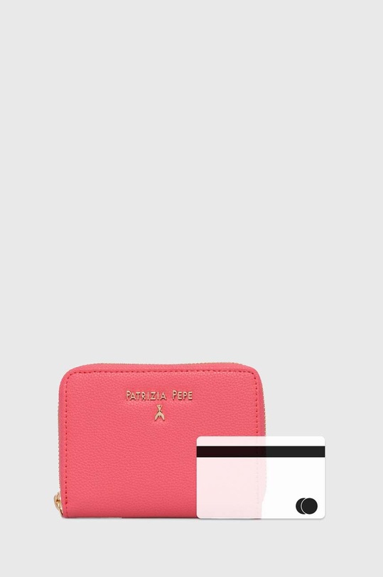 Patrizia Pepe portfel skórzany CQ8512.L001 różowy
