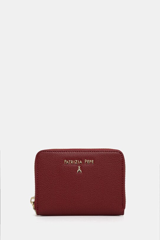 Patrizia Pepe portofel de piele piele burgundia CQ8512.L001