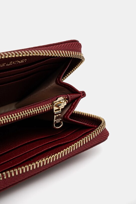 Accesorii Patrizia Pepe portofel de piele CQ8512.L001 burgundia