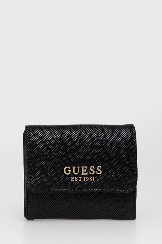 Peněženka Guess LAUREL imitace kůže černá SWZG85.00440
