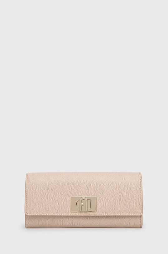 Furla portofel de piele piele bej PCV0ACO.ARE000.B4L00