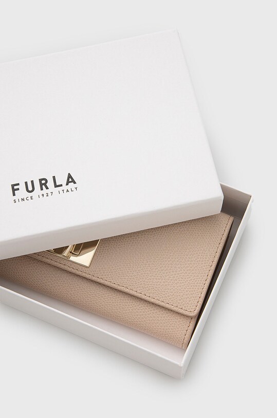 Furla portofel de piele bej PCV0ACO.ARE000.B4L00