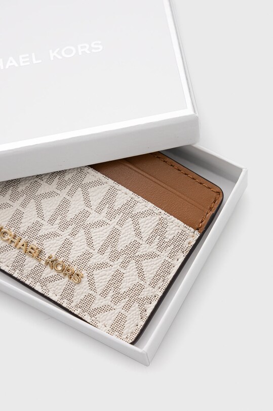 MICHAEL Michael Kors etui na karty 34F1GJ6D0B beżowy 34F1GJ6D0B