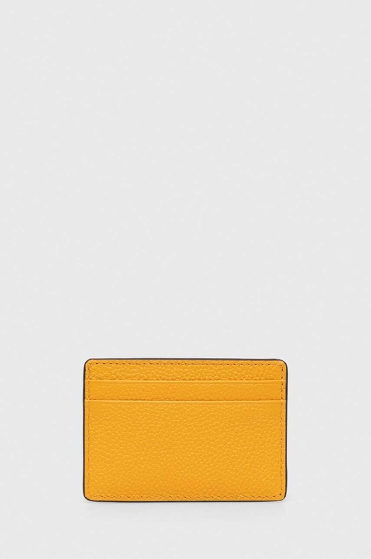 MICHAEL Michael Kors etui na karty skórzane 34F9GF6D0L żółty SS24
