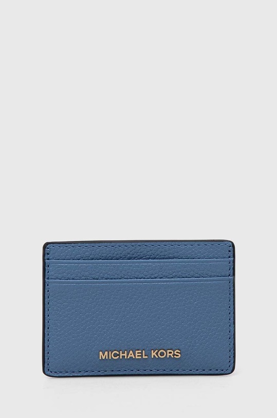 MICHAEL Michael Kors bőr kártya tok kék 34F9GF6D0L