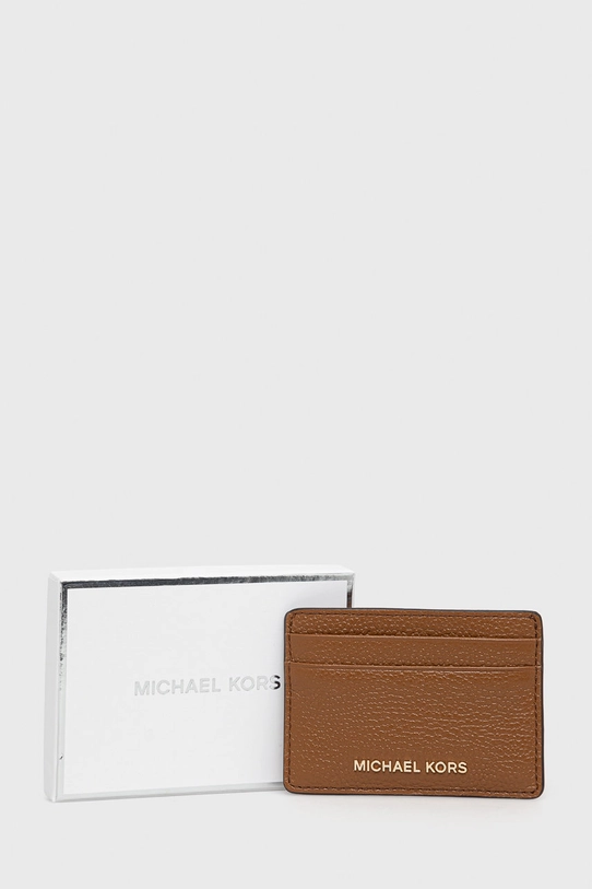 MICHAEL Michael Kors bőr kártya tok barna 34F9GF6D0L