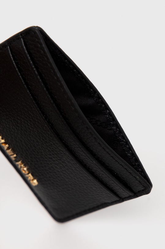Δερμάτινη θήκη για κάρτες MICHAEL Michael Kors μαύρο 34F9GF6D0L