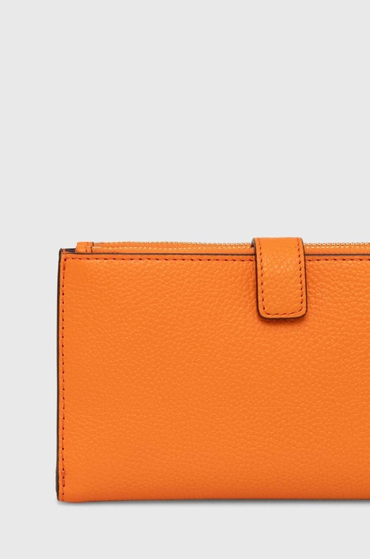 Accesorii MICHAEL Michael Kors portofel de piele 34F9GAFW4L portocaliu