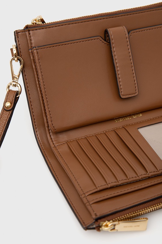 Doplnky Kožená peňaženka MICHAEL Michael Kors 34F9GAFW4L hnedá