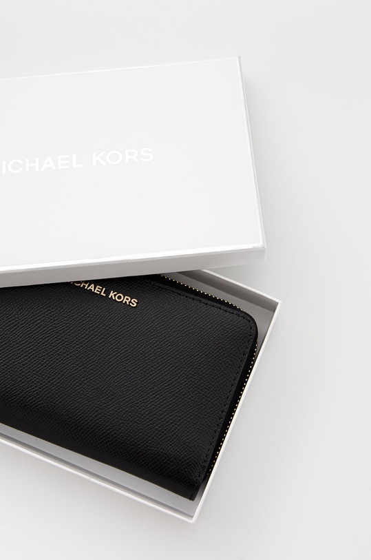 Кожаный кошелек MICHAEL Michael Kors чёрный 34F9GTVE9L