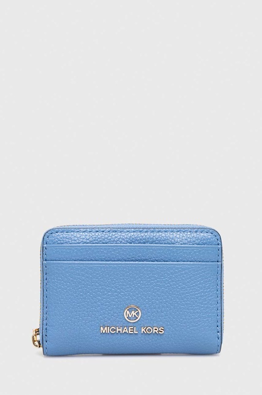MICHAEL Michael Kors portafoglio in pelle pelle fiore blu 34S1GT9Z1L