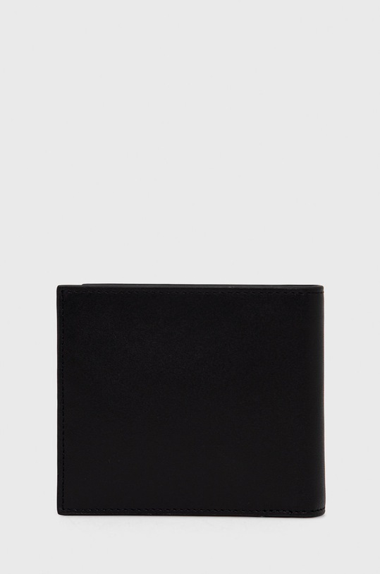 Accesorii Armani Exchange portofel de piele 958435.CC845 negru