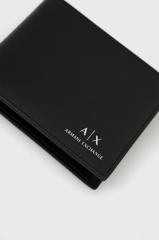 Armani Exchange portfel skórzany 958097.CC845 czarny 958097.CC845