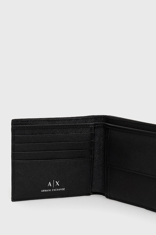 Kožni novčanik Armani Exchange 958098.CC843 crna SS22
