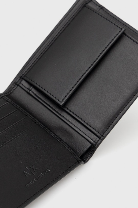 Armani Exchange portfel skórzany 958098.CC845 czarny 958098.CC845