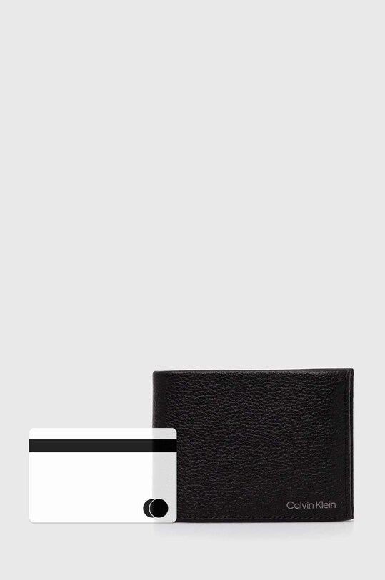 Calvin Klein portfel skórzany K50K507969.PPYY czarny
