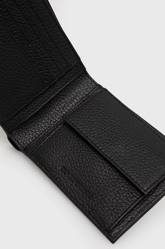 Akcesoria Emporio Armani portfel i etui na karty skórzane Y4R378.Y068E czarny