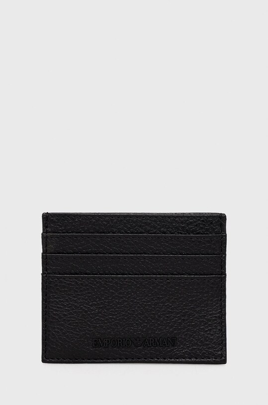 Гаманець та чохол для карток Emporio Armani чорний Y4R378.Y068E