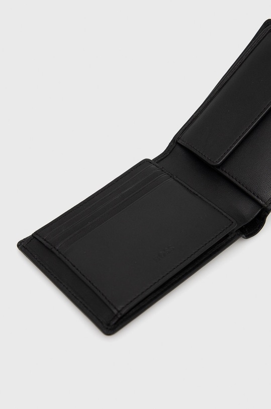 Usnjena denarnica BOSS črna 50470436