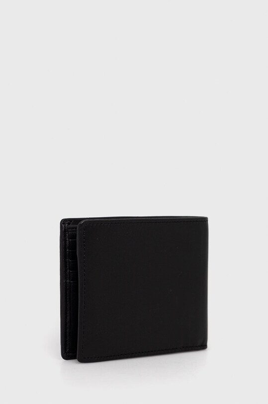 BOSS portofel de piele 50470459 negru SS22