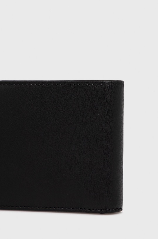 Akcesoria BOSS portfel skórzany 50470802 50470802 czarny