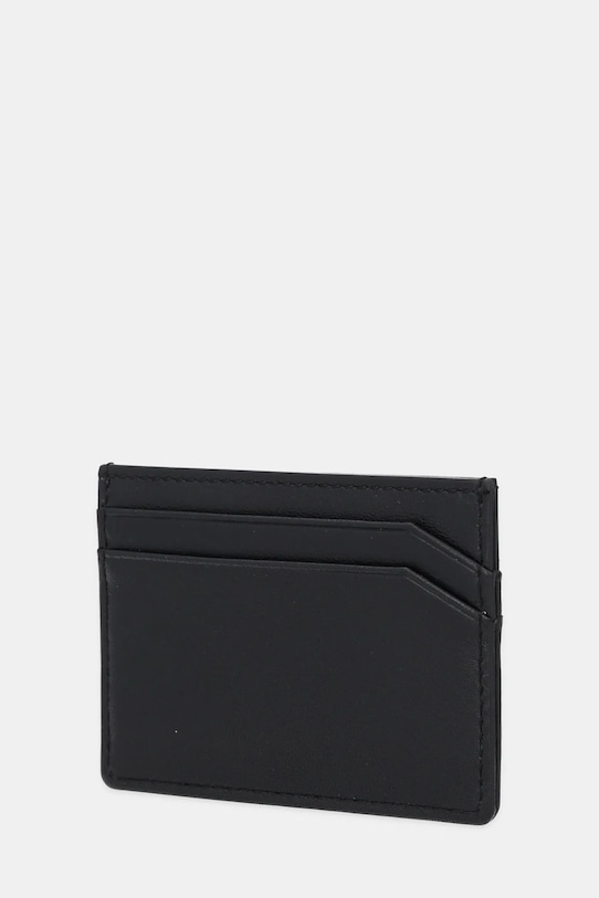 Akcesoria HUGO etui na karty skórzane 50470746 50470746 czarny