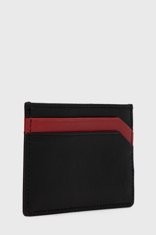 HUGO etui na karty skórzane 50470746 50470746 czarny SS22