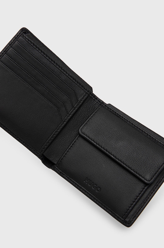 Аксессуары Кожаный кошелек HUGO 50470760 чёрный