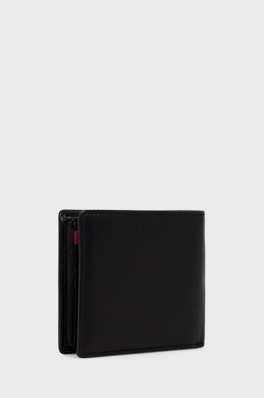 HUGO portofel de piele 50471612 negru SS22